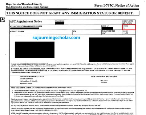 THE DAY OF YOUR BIOMETRICS APPOINTMENT AT THE .